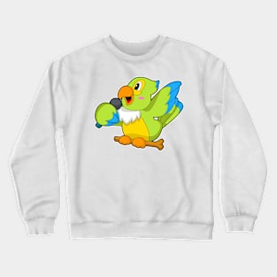 Parrot Singer Microphone Crewneck Sweatshirt